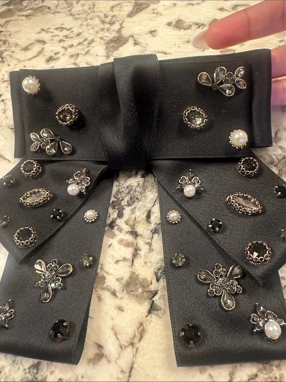 Saks Fifth Avenue satin black