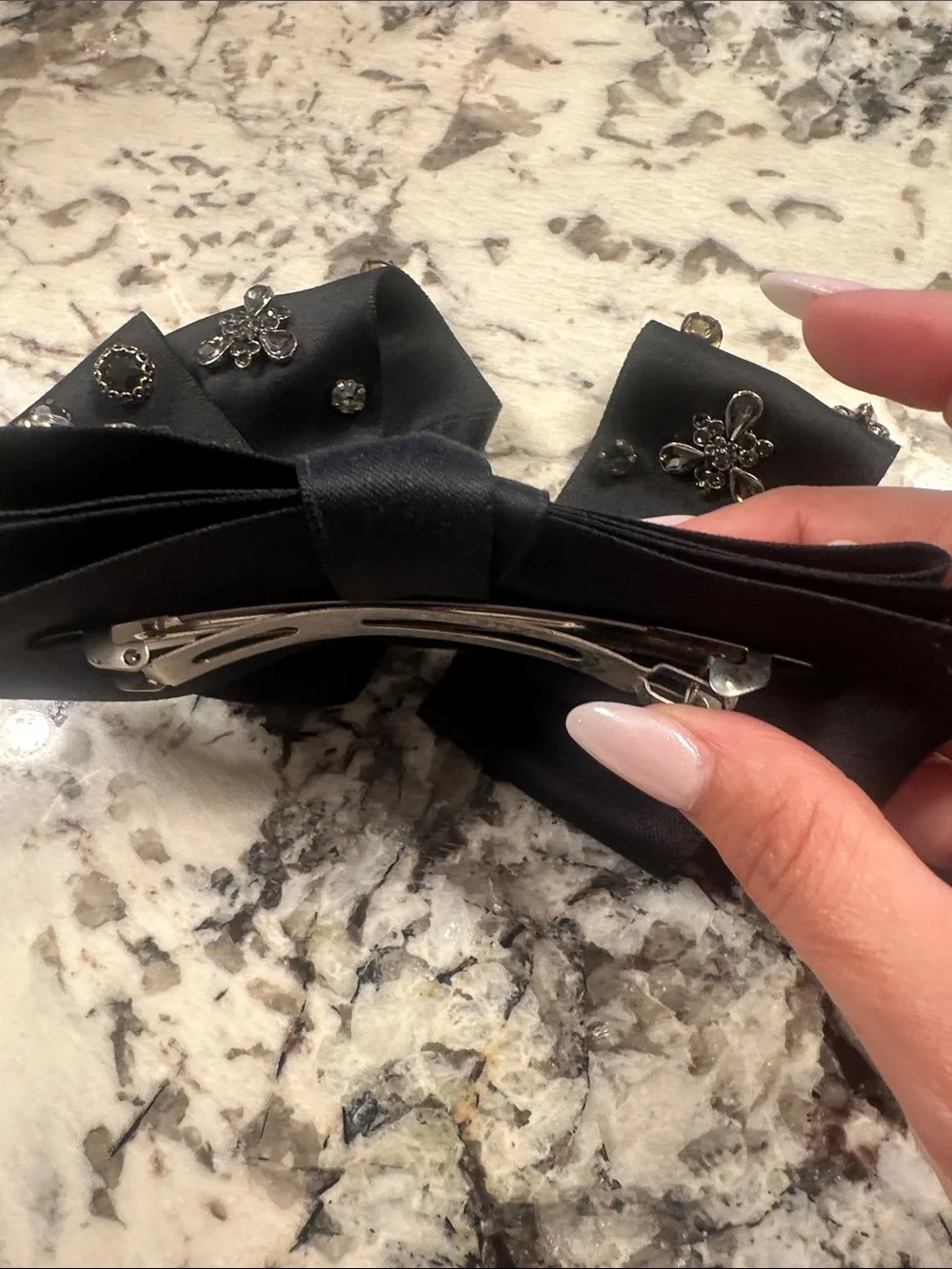 Saks Fifth Avenue satin black