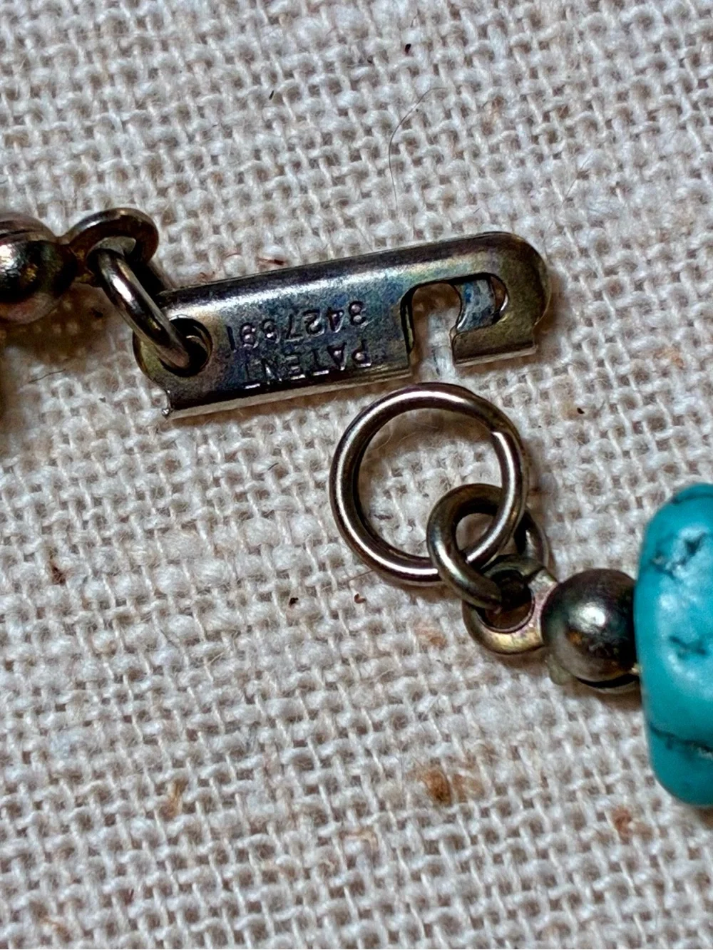 Funky 70’s Handcrafted Turquoise & Gold Statement Necklace