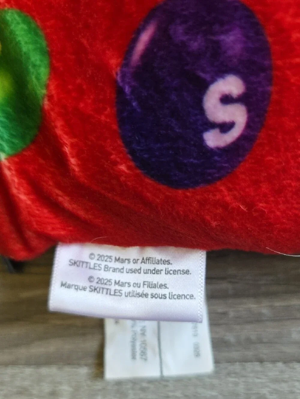 Skittles Red Plush Pillow Toy by Skittles