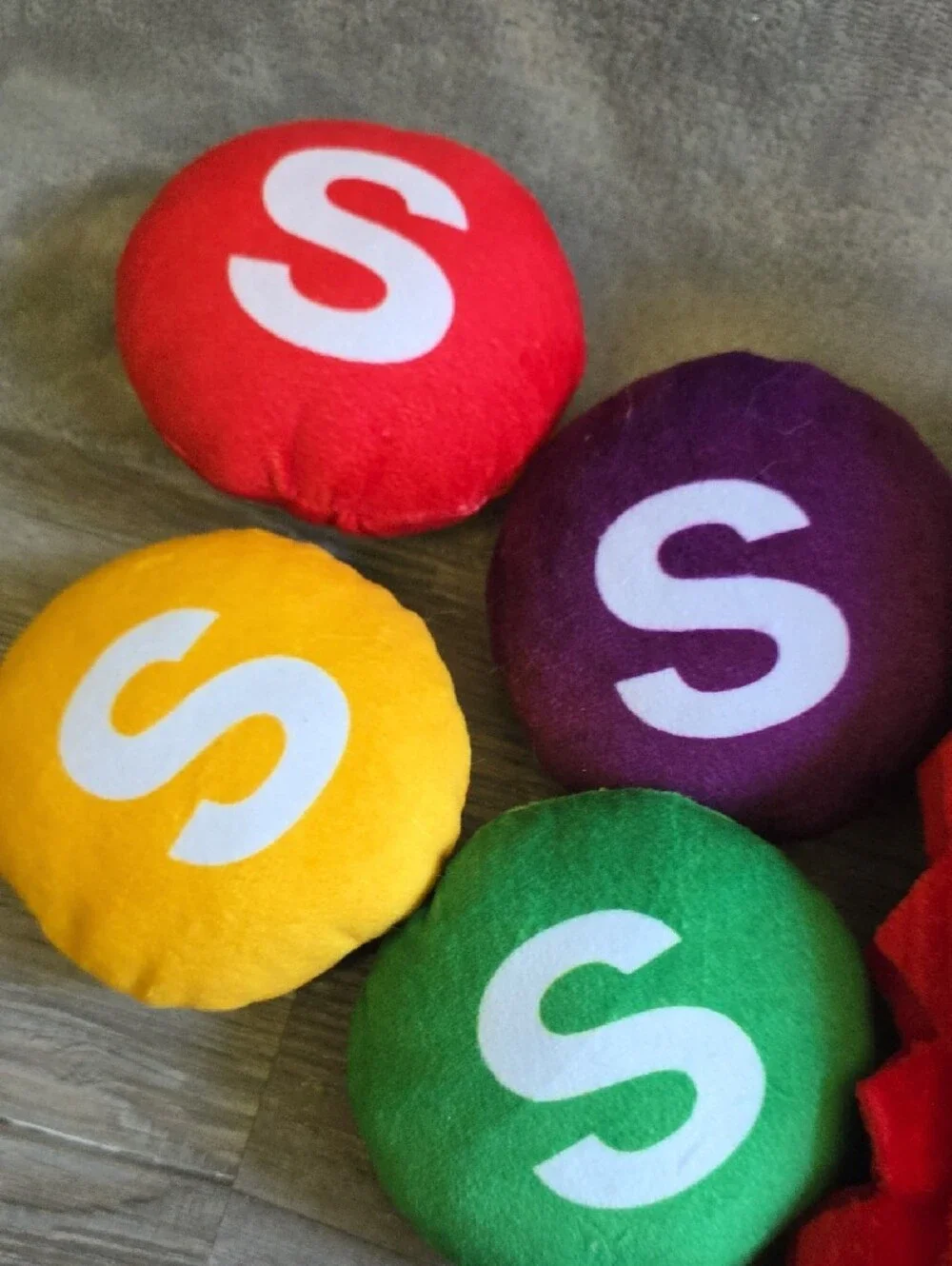 Skittles Red Plush Pillow Toy by Skittles