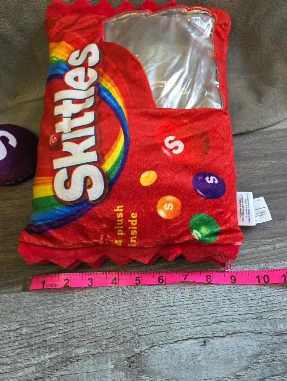 Skittles Red Plush Pillow Toy by Skittles