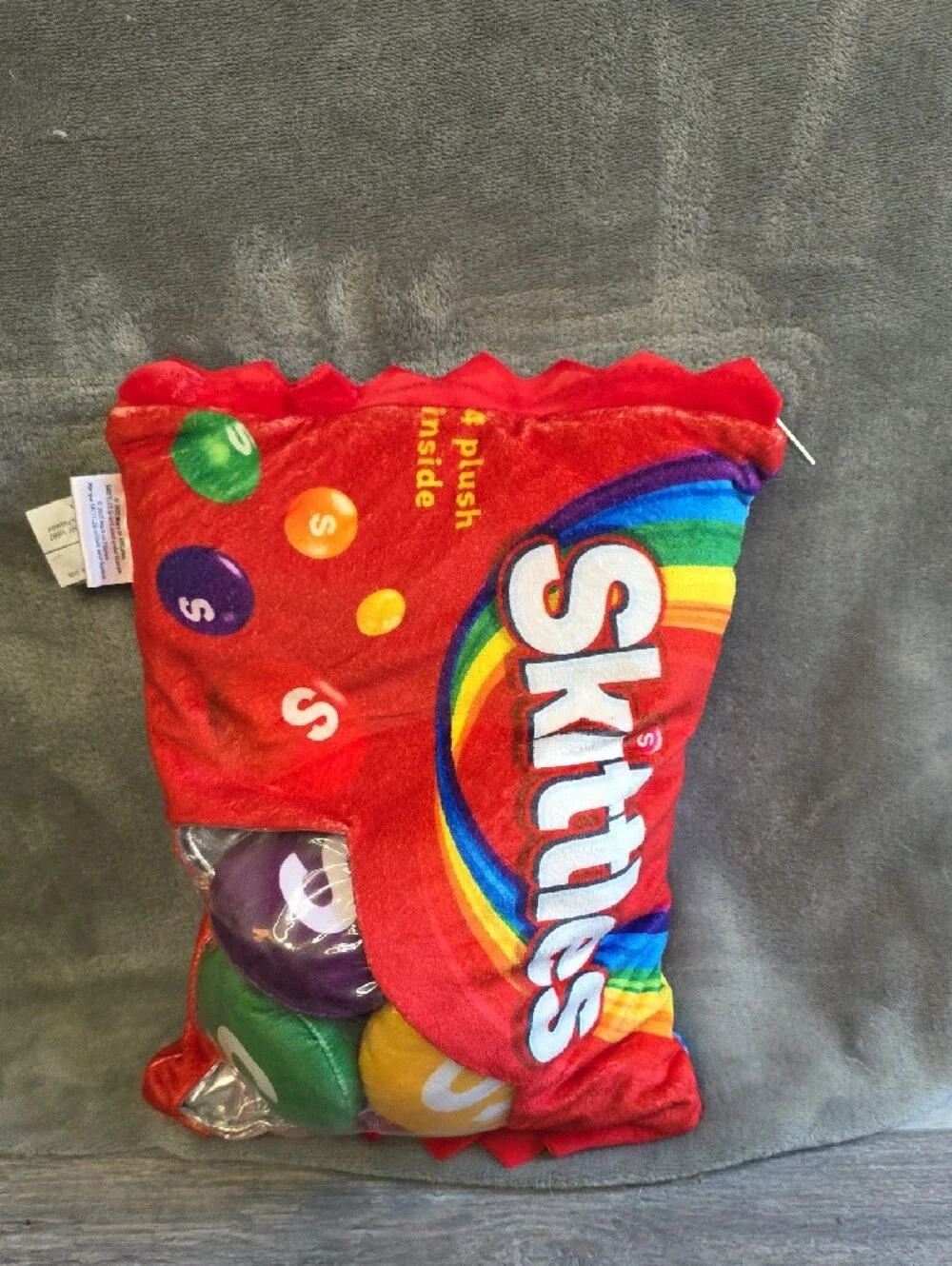 Skittles Red Plush Pillow Toy by Skittles