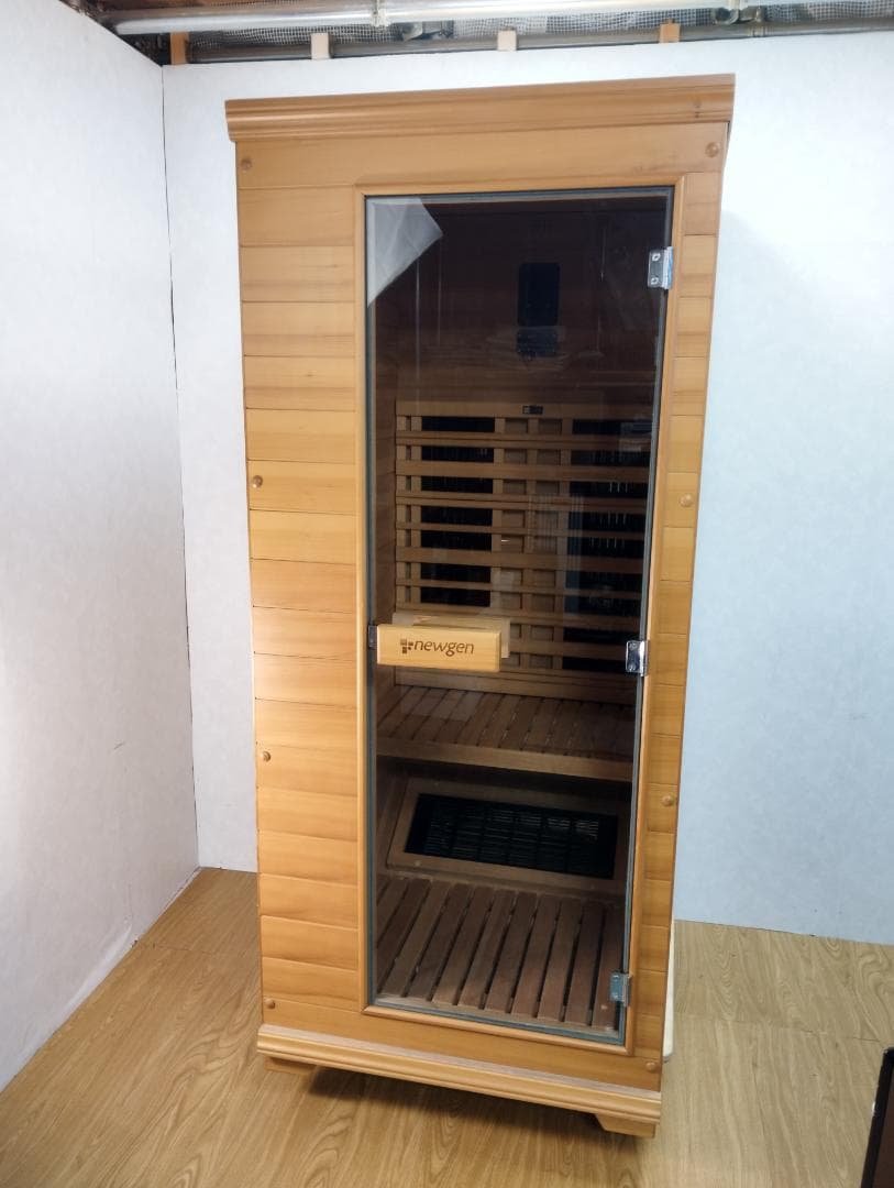 K★138 Newgen Indoor Sauna for 1 Person, 100V, Assembly Fee Included (Limited Area)