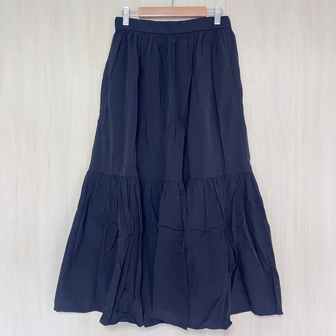 GU [M] Skirt, Women's, Tiered, Long Skirt, Maxi Skirt