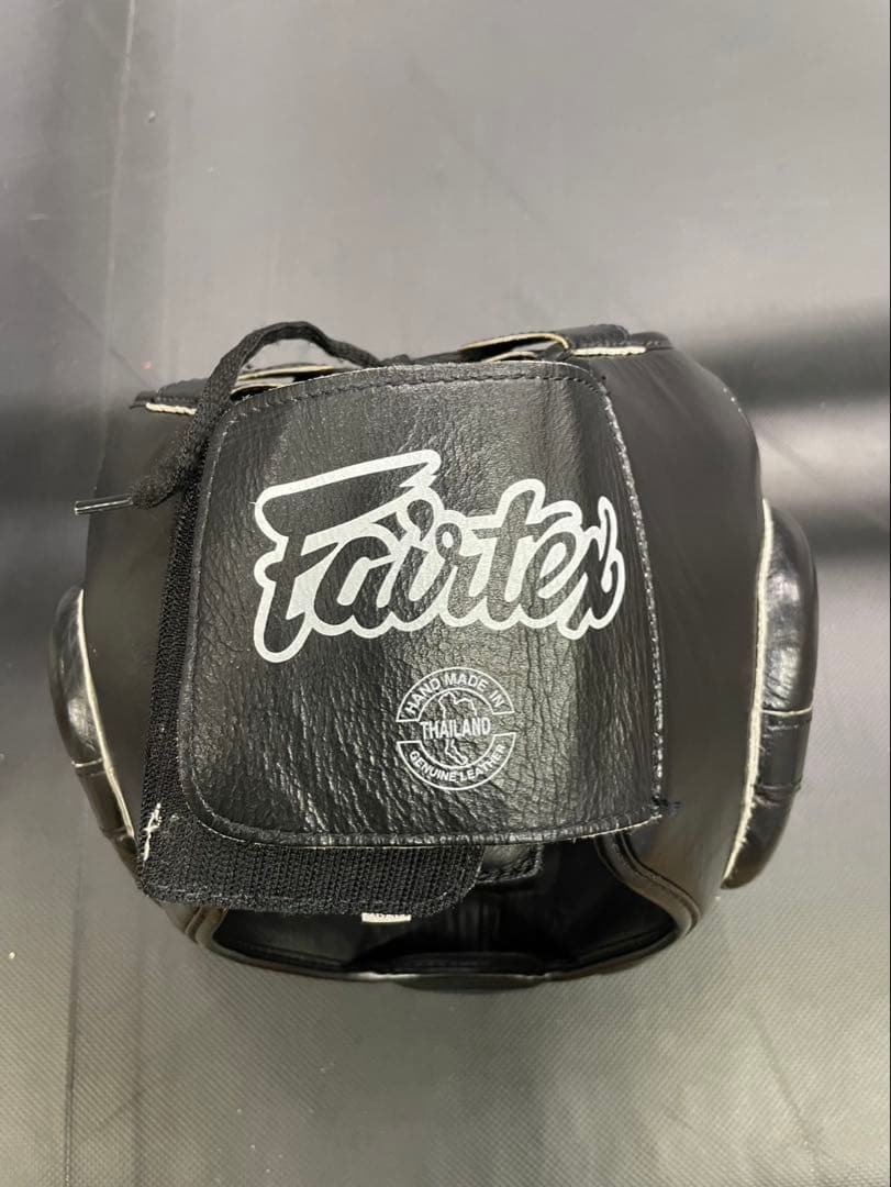 【Excellent Condition】Fairtex Headgear Head Guard Black XL